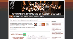 Desktop Screenshot of harmonie-oedelem.be